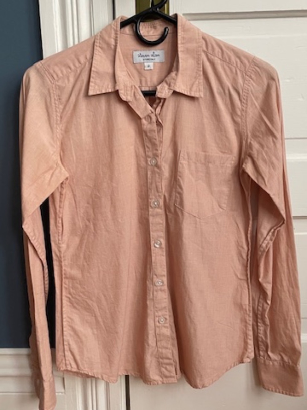 Steven Alan button down shirt in blush pink - EUC